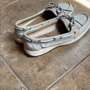 Sperry Light Gray Boat Shoes